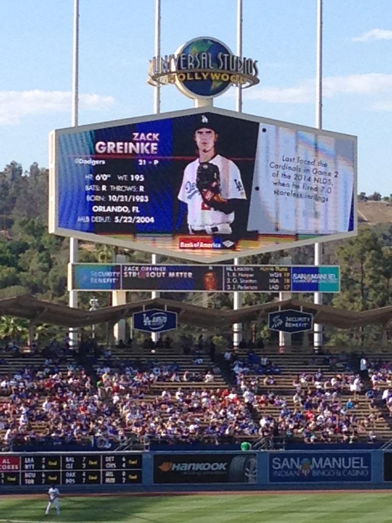Dodger_Cat's tweet photo. As a domestic short hair, I haz to admit I jealous of @dodgers Greinke's locks. #DodgerCat http://t.co/Qb6URzFKqn