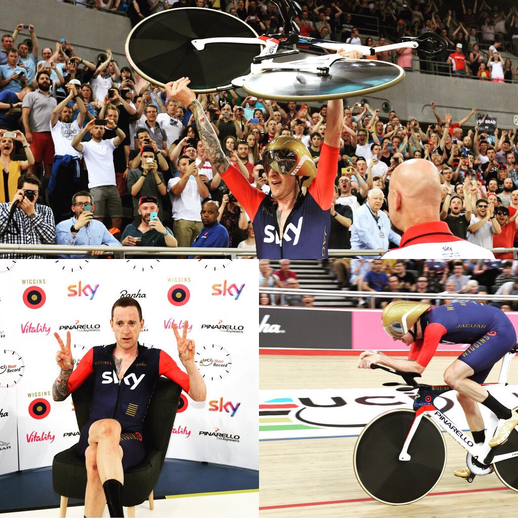 UCI_Track's tweet photo. He smashed it! 54.526km/h 👍🏻🇬🇧 #UCIHourRecord #MyHour http://t.co/c59NPeWA4o