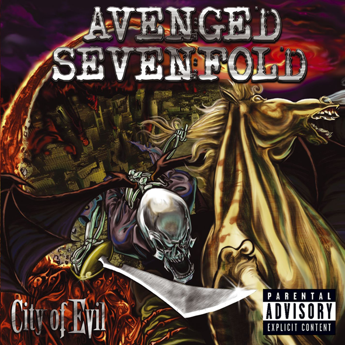 ThatGuyPonch's tweet photo. "@TheOfficialA7X: A Decade of Evil: "City of Evil" Turns 10. http://t.co/Lje7kbuszF http://t.co/EPRQQ05YQn" damnit! Need a new album! Lol