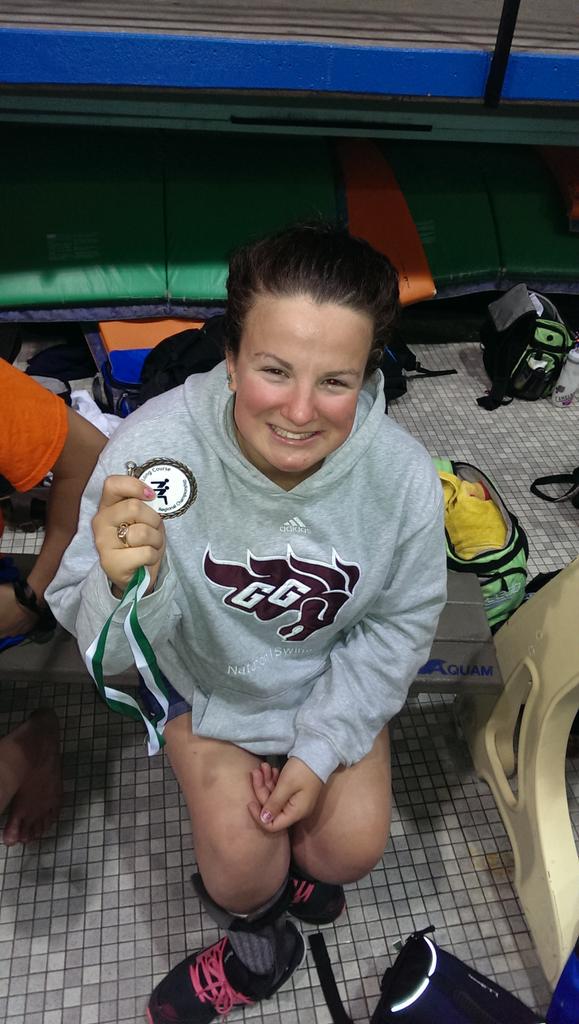 coachdavegg's tweet photo. @geegeeswimming Camille Berube sets a new Cdn record today in the S8 50 back - 39.97 at Eastern Region Champs. http://t.co/5DjW1NSQ4v
