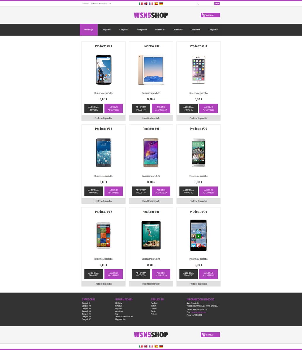WebSiteX5Temp's tweet image. Template/sito web e-commerce/e-shop Morrison realizzato con #WebSiteX5 11
Sito Web: websitex5templates.it