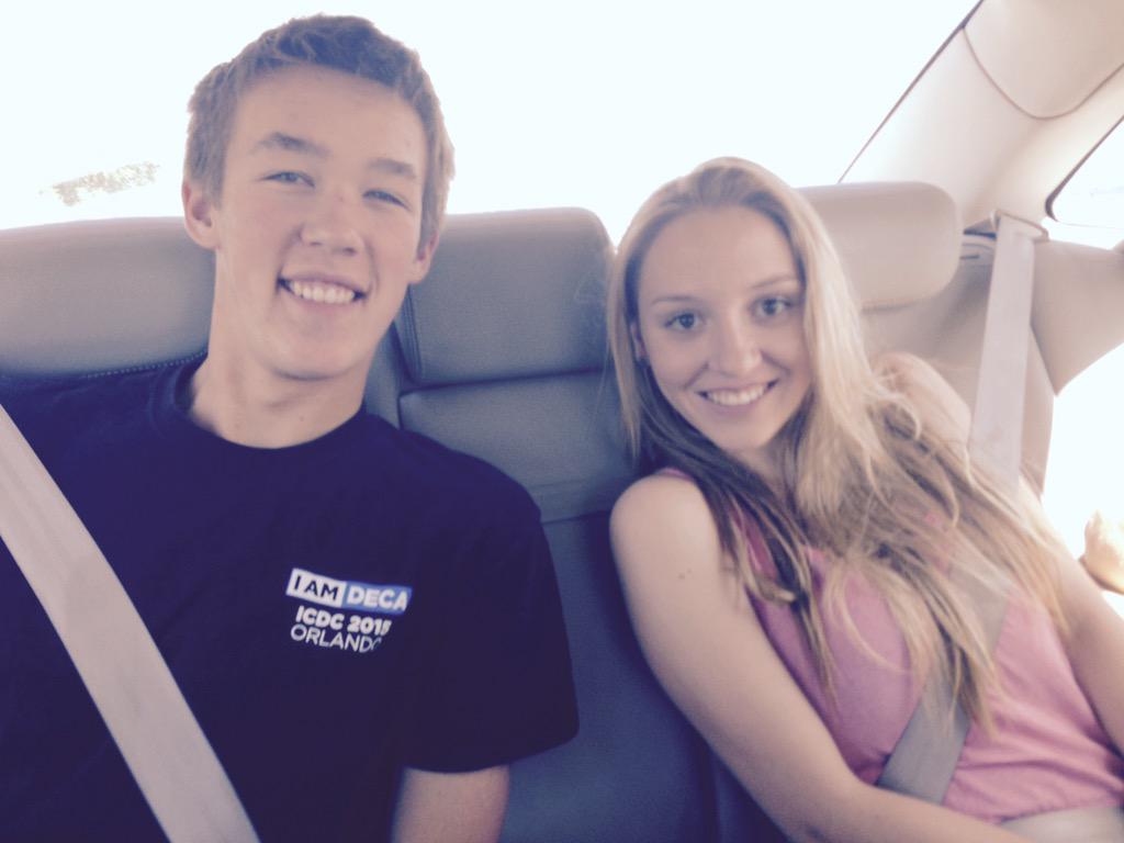 On the way to officer training!