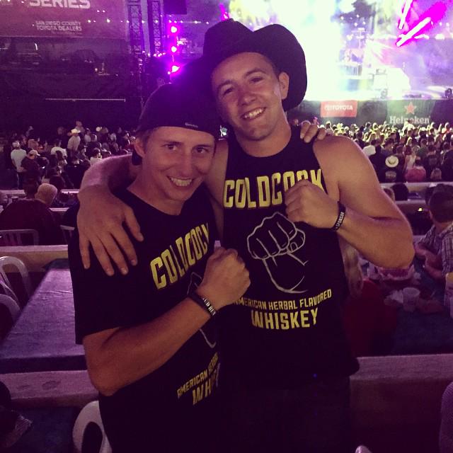 coldcockwhiskey's tweet image. Always rocking w/ #COLDCOCKWhiskey. Long day at mud run but of course they still made it out tonight. #TakeYourShot