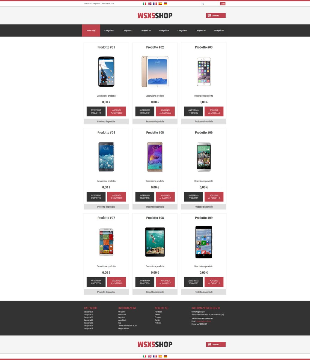 WebSiteX5Temp's tweet image. Template/sito web e-commerce/e-shop Hutchence realizzato con #WebSiteX5 11
Sito Web: websitex5templates.it