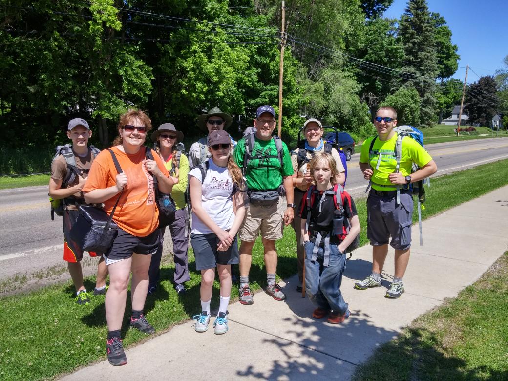 djamwolfe's tweet photo. Troop 176 grand Blanc 6mi down, halfway there #IronBelle #MiTrails http://t.co/MY4VAgJ8Oj