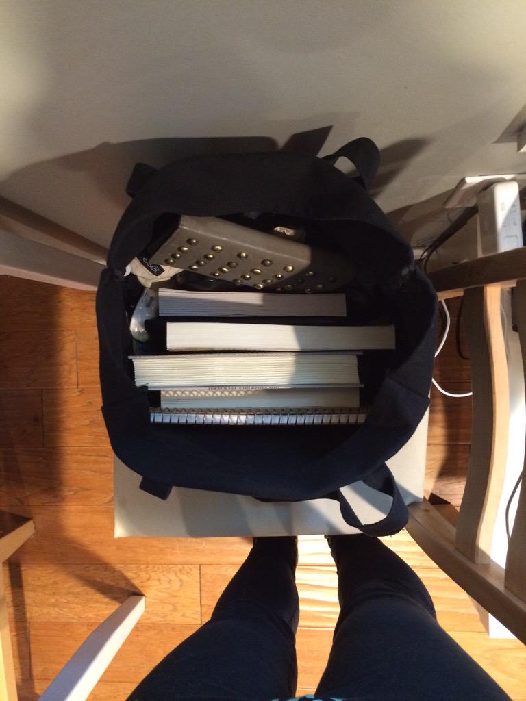 terreessaa's tweet image. #publishingproblems this is my bag right now.