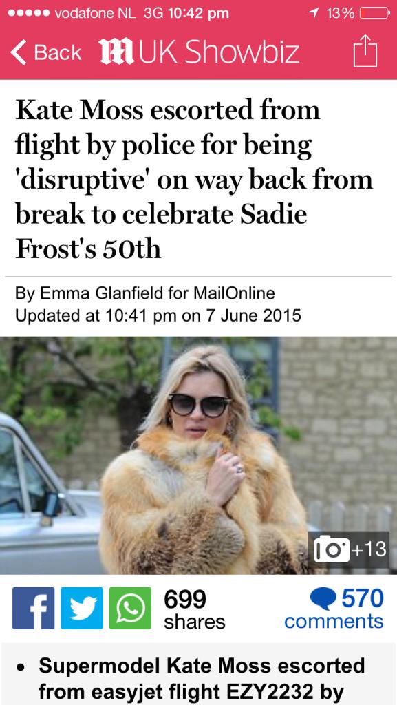 MrJCharlesworth's tweet photo. LUXUARY! @KateMossOk #easyjet #getthelondonlook #living #classy #yeskate #fur @easyJet @pamannairbitch #hijack http://t.co/aKeGL3AYIF