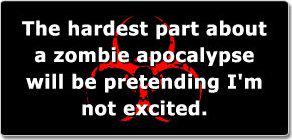 Nionya_'s tweet image. this will be me... #truth #ZombieApocalypse