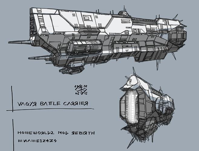 RebirthMod's tweet photo. Update to the Vaygr Battle Carrier concept. We heard your feedback on this one, and made it look more Vaygr. http://t.co/1VtQycDzMD