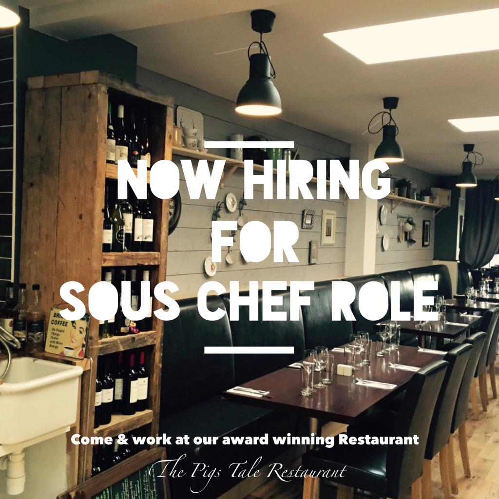 ThePigsTale's tweet image. We are hiring at The Pigs Tale &amp;amp; looking for an experienced sous chef to join our award winning restaurant! #jobfairy