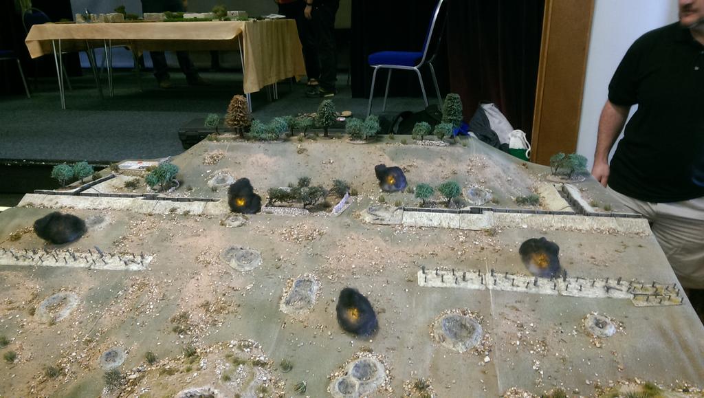 HobbsTheGamer's tweet photo. Just to prove I was at a wargames event yesterday, here's some pics of the morning game, CoC in Gallipoli #OML3 http://t.co/A8nhq3wO4g