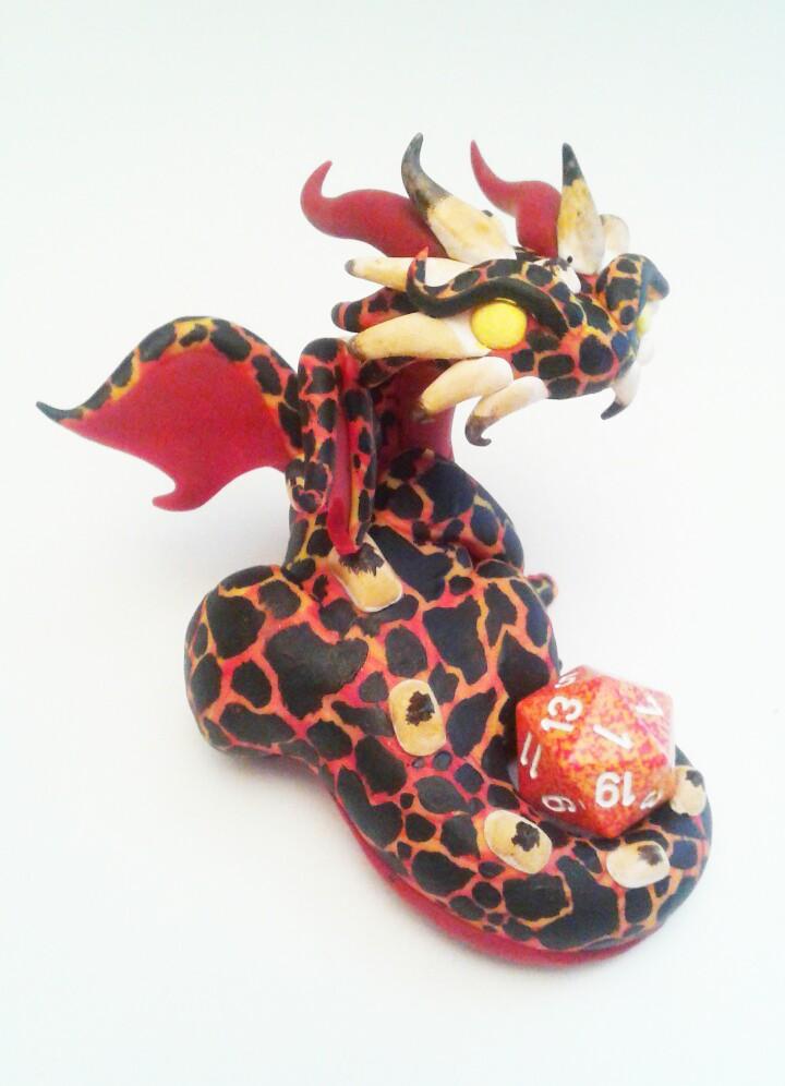 Avalar! emizart.com #dragons #rvart #handmade #fantasy #etsy #sculpture #nerd #DnD #lava #create #creature