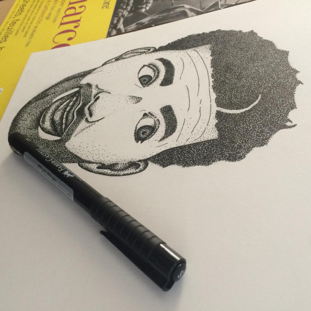 BlaqueCaponeART's tweet photo. "That Boy Drizzy" @Drake #inprogress #atrishellcollierproject #idoart #art #illustration #ink #drake #aubreygraham http://t.co/viagkE6tcs