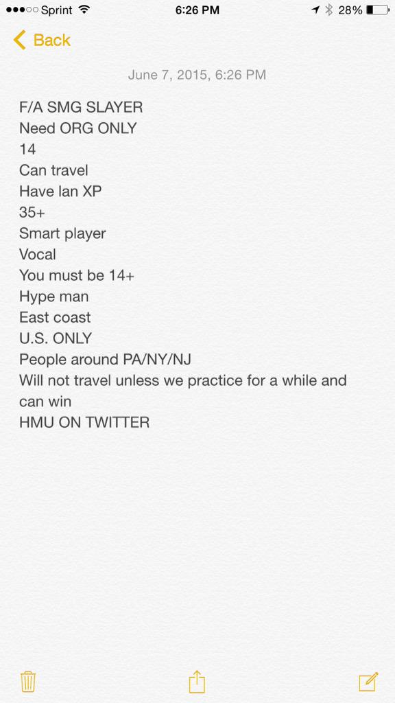 pherntv's tweet photo. ORGS ONLY 
PWNER SHOUDLNT PLAY FOR TEAM
@ShoutGamers @topfreeagents @ShawnAbner @ShoutRTs @EternalRetweets http://t.co/4Rivp9GDDU