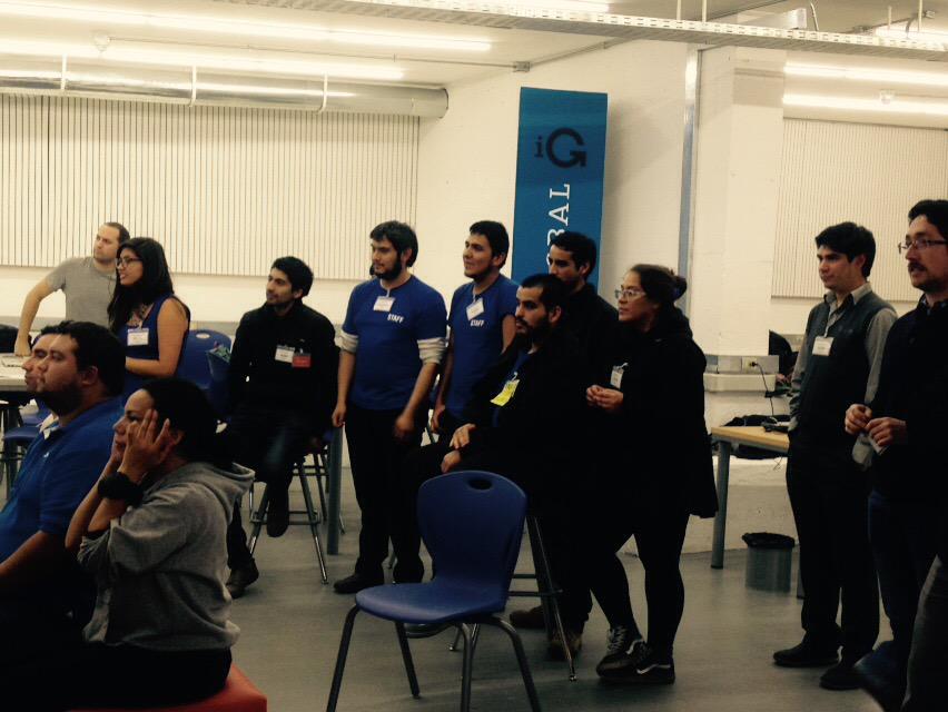 GarageUAI's tweet photo. Termina #SWVINA 54 horas, 30 ideas, 14 proyectos y 1 gran propósito! http://t.co/NpCQZTqlJ4