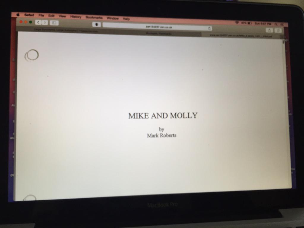 PeoplesCourt79's tweet image. Doing my homework. Reading the pilot script. #screenwriting #comedy #pilotscript