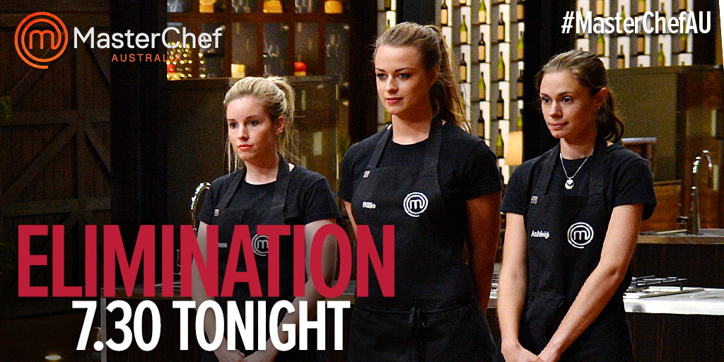 It's a tough elimination tonight, as three of the best cooks go up against each other! #MasterChefAU #blackaprons