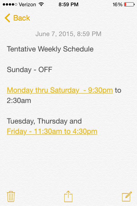 Tentative schedule. This is when I am available to get on cam. It does be mean I will always be on so<a href="/tag/lazysunday"class="tags"><span>#lazysunday</span></a><a href="/tag/pussy"class="tags"><span>#pussy</span></a><a href="/tag/kitties"class="tags"><span>#kitties</span></a><a href="/tag/lazyday"class="tags"><span>#lazyday</span></a><a href="/tag/catnap"class="tags"><span>#catnap</span></a>