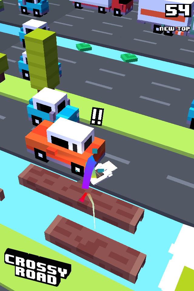 thedoubleseven's tweet photo. 54! New top score on #crossyroad. http://t.co/LzriTrkWgQ http://t.co/RDjZ428Jic