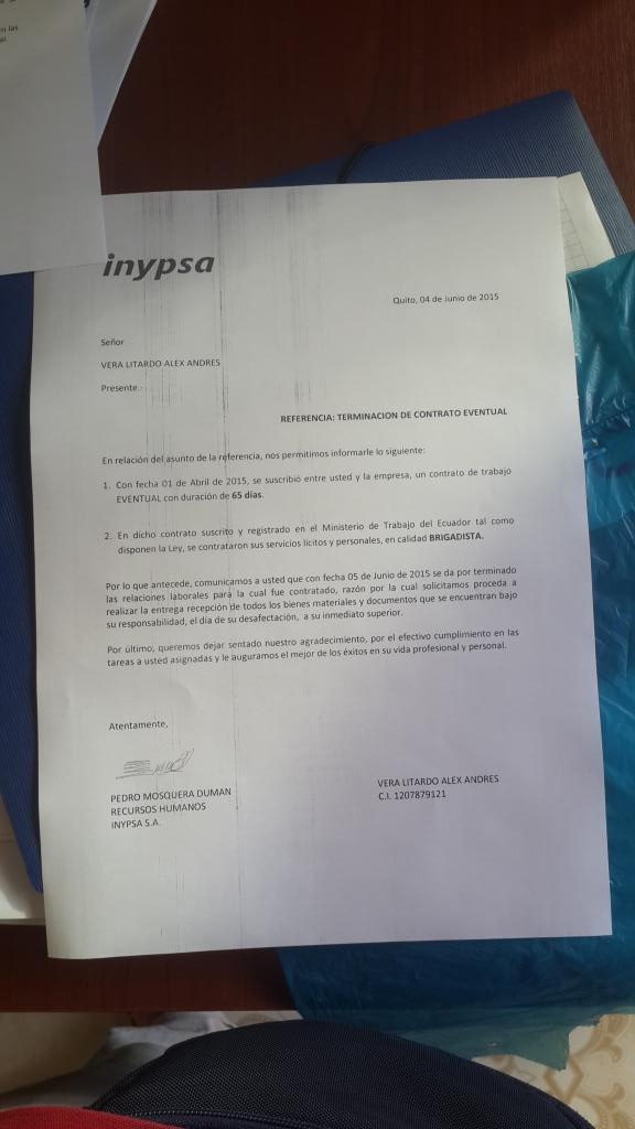 leex_15's tweet photo. @MashiRafael voy a poner las denuncias y quejas pertinentes del caso me dirijo a ud ya que me an impuesto firmar http://t.co/txmZXrXMUj