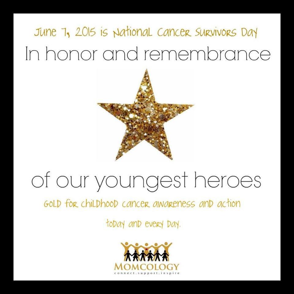 Let's keep fighting so we can celebrate more and more kiddos today! #HappyNationalCancerSurvivorsDay