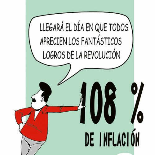 DV191126's tweet photo. 108% de inflación es lejos de la realidad dsd el 98 q una #Venezuela esperanzada les dio el poder. @ProtestaMilitar http://t.co/gr4srDHFab