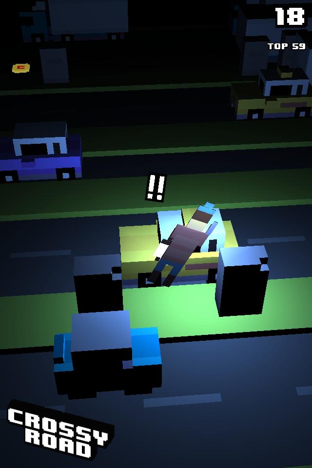 thedoubleseven's tweet photo. 18 on #crossyroad. Taxy!! http://t.co/LzriTrkWgQ http://t.co/2XZ2o8uoFl