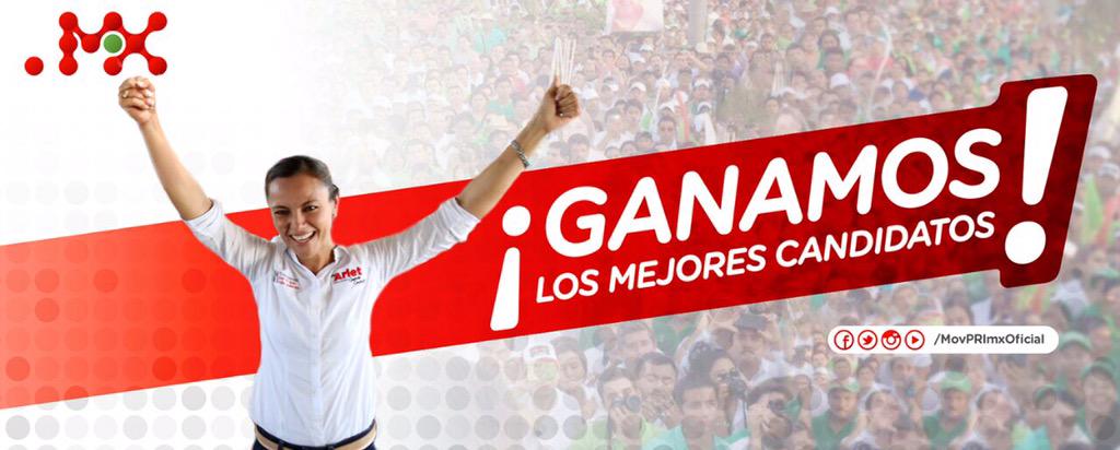 #QuintanaRooYaGanó con <a href="/ArletMolgoraG/">Arlet Mólgora Glover</a> Gracias por brindar su confianza en nuestra próxima Diputada Federal #PRI
