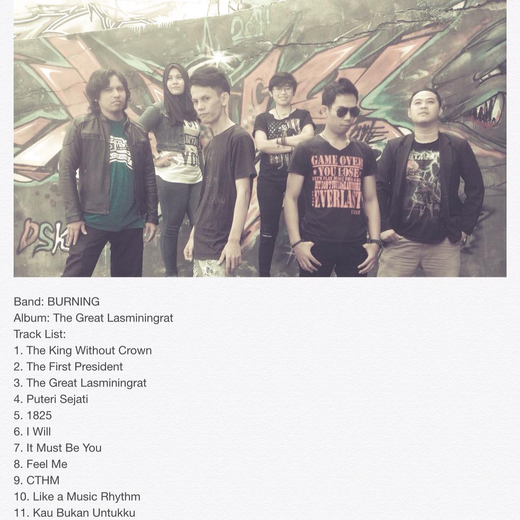 burning band tweet media