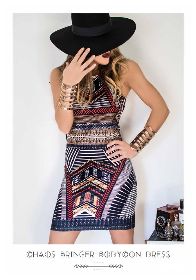 Make sure you get noticed..Have a great week! #greekfashionroom #peaceandchaos #bodycon #dress #SS15