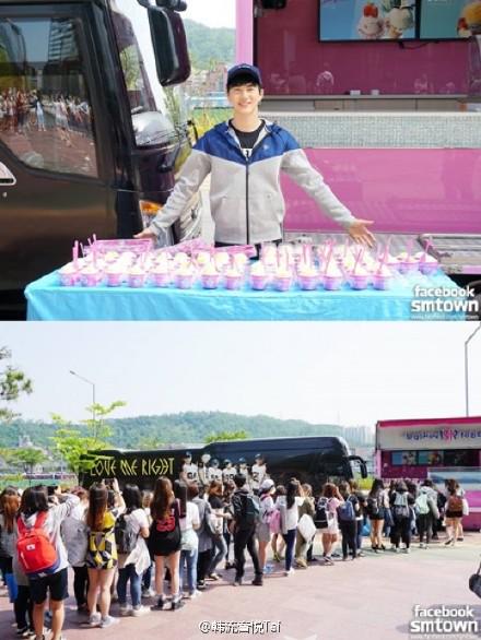 - bh,cy,chen&amp;kai wearing football outfits &amp; play rugby 
- suho&amp;chen giving out free ice cream

exo fanservice ❤️