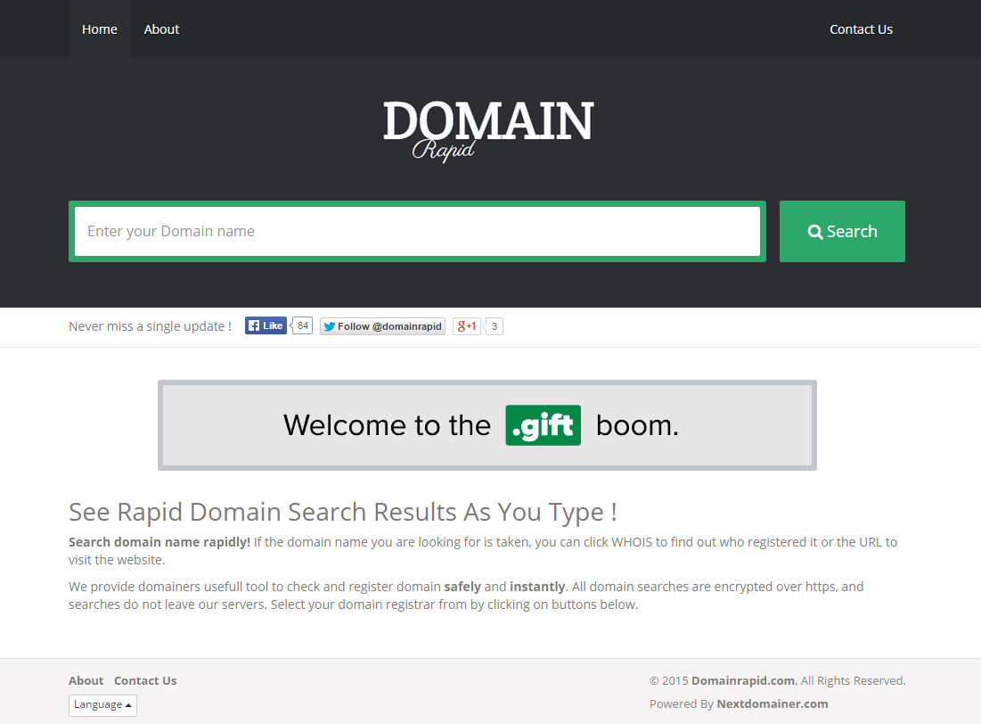 NextDomainer's tweet image. Hi everybody, we are happy to announce that: The official website of Domain Rapid domainrapid.com is opened !