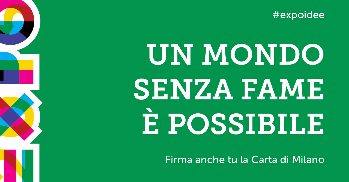 Expo2015Milano's tweet photo. Cittadini, imprese, organizzazioni, un obiettivo comune. Firma la @CartadiMilano #expoidee http://t.co/W39d6Xv9SE http://t.co/4LPqWEiFOM