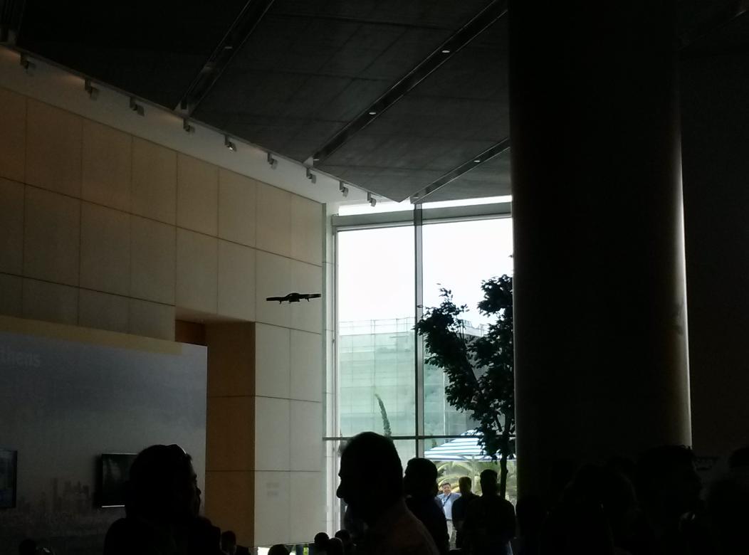 cloudandata's tweet photo. Flying Drone! #SAPForumATH http://t.co/ugFdCN7zPO