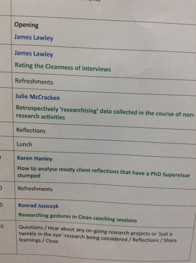 gretairving's tweet image. Day 4 at #Cleanconf  a whole day on using clean in research