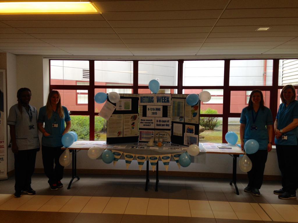 Lindsayarnott's tweet photo. @nhsfife @DietitiansWeek @BrDieteticAssoc Dietitians working in Older People's Services celebrating Dietitians week http://t.co/IRKOMvk3x3