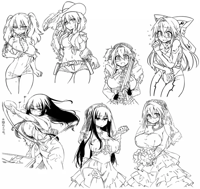 #うちの子に着て欲しいコスプレありますか ←コレで貰ったお題描いたヤツ 