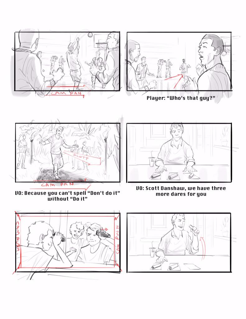 BryDeLoach's tweet photo. New #storyboards for #TacoBell #Daredevil grillers! http://t.co/YLO3SN7GJd