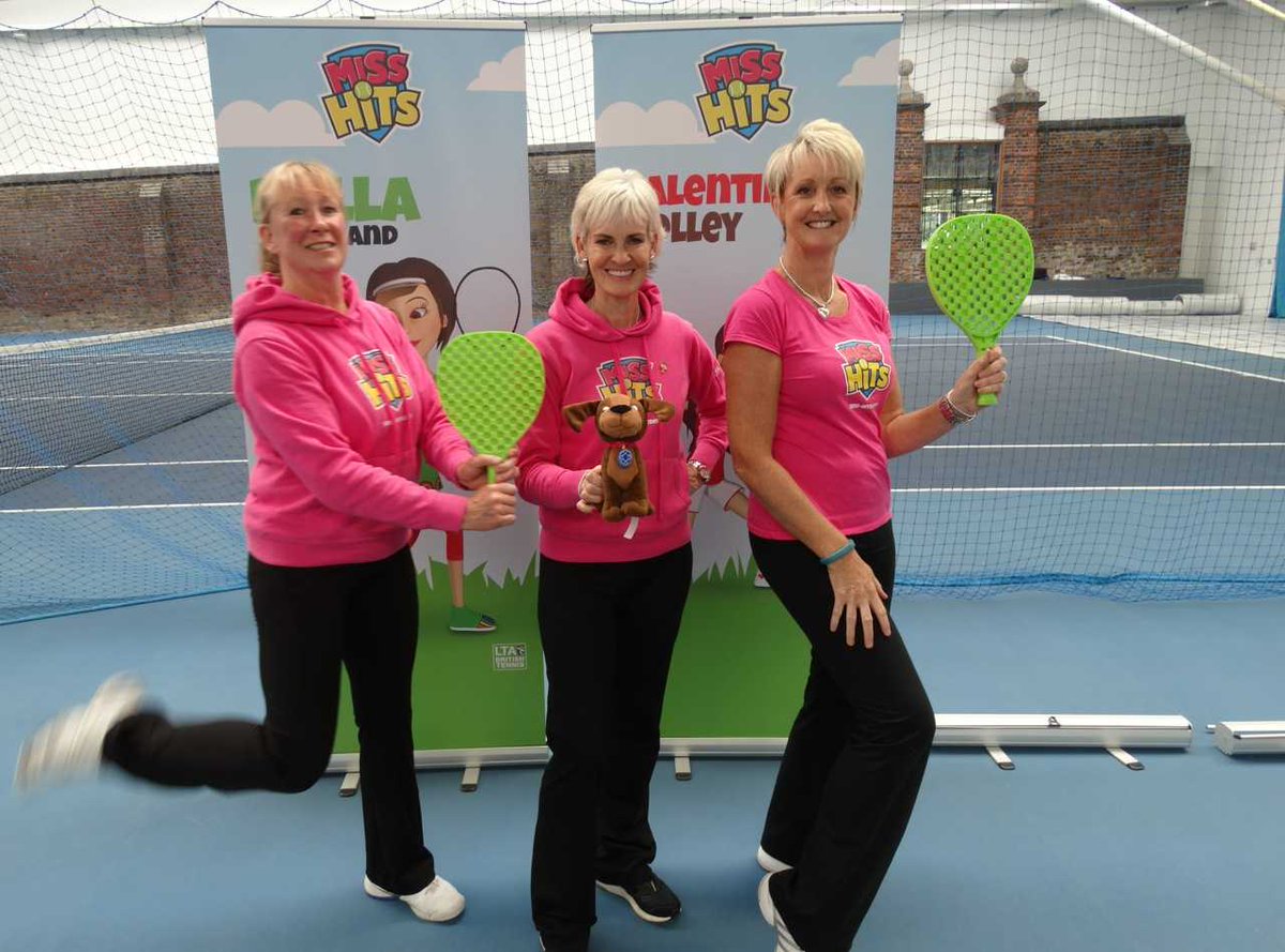 JudyMurray's tweet photo. Ladies Day at the National Tennis Centre. 24 female coaches learning to deliver Miss-Hits. #pinkladies @BritishTennis http://t.co/6bf6XG74PN