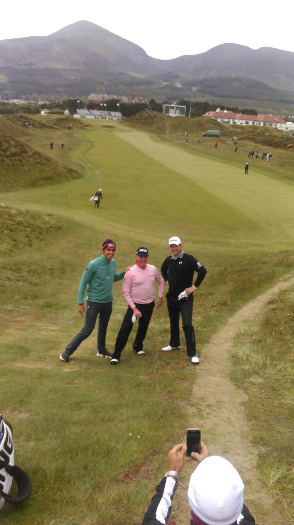 MyProSwing's tweet image. Inside the ropes at #rcd #IrishOpen2015 #roryfoundation