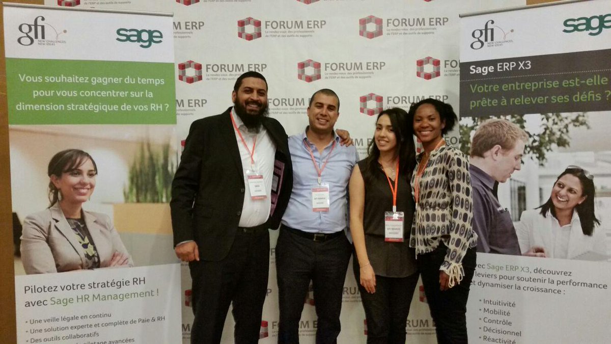 bsahmoune's tweet image. #SageHRMv7 #SageExport @Gfi_Maroc une montée des marches renversante au #forumerp de #Marrakech