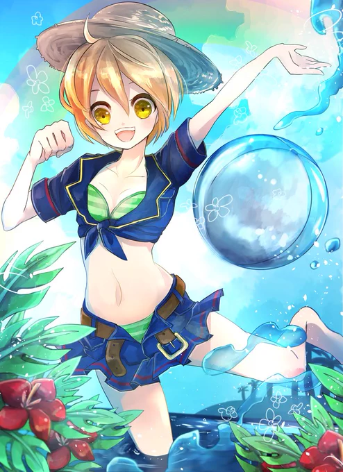 凛ちゃん描きました 夏近づいてきてセミとかプール嫌だなって思います。 よかったらピクシブの方も見て下しあ。 凛ちゃん! | ねぎまぷりん [pixiv] pixiv.net/member_illust.php?…