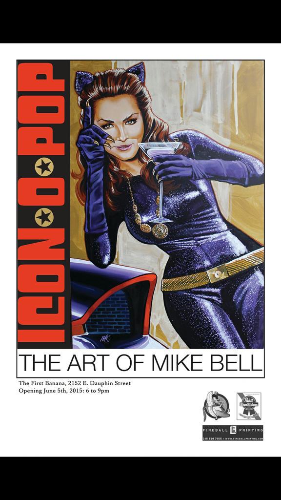 Fishtownbanana's tweet photo. Already next week! June 5th, the art of #mikebell #iconopop #firstfriday #fishtown #philly #art #firstbanana http://t.co/VL9CvF40gj