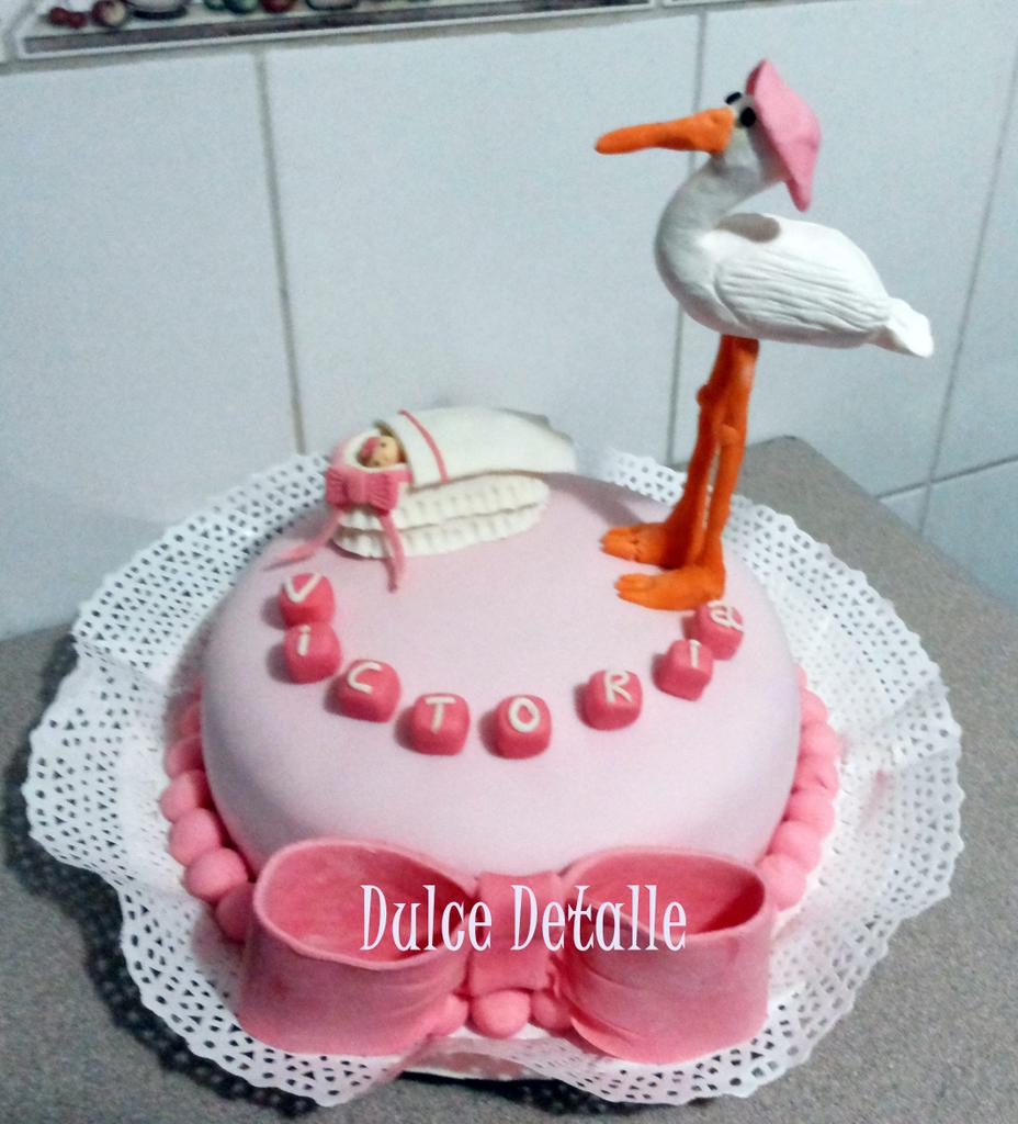 Torta Baby Shower #DulceDetalle RT! <a href="/DonDatos/">Publicidad Chile</a>
