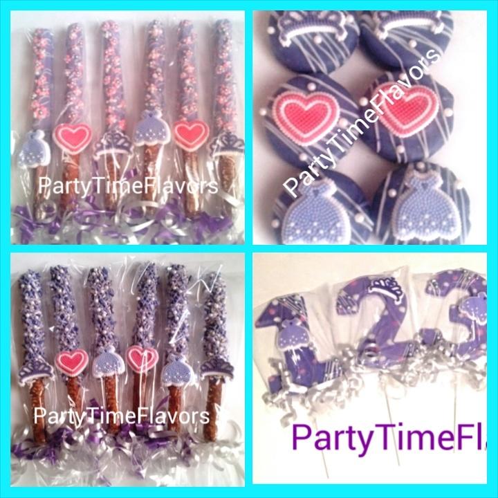 #Sofiathefirst #pretzelfavors #Sofiathefirstparty #sweets #chocolateoreos  #Sofiafirstbirthday #Sofiafirstpartyfavors