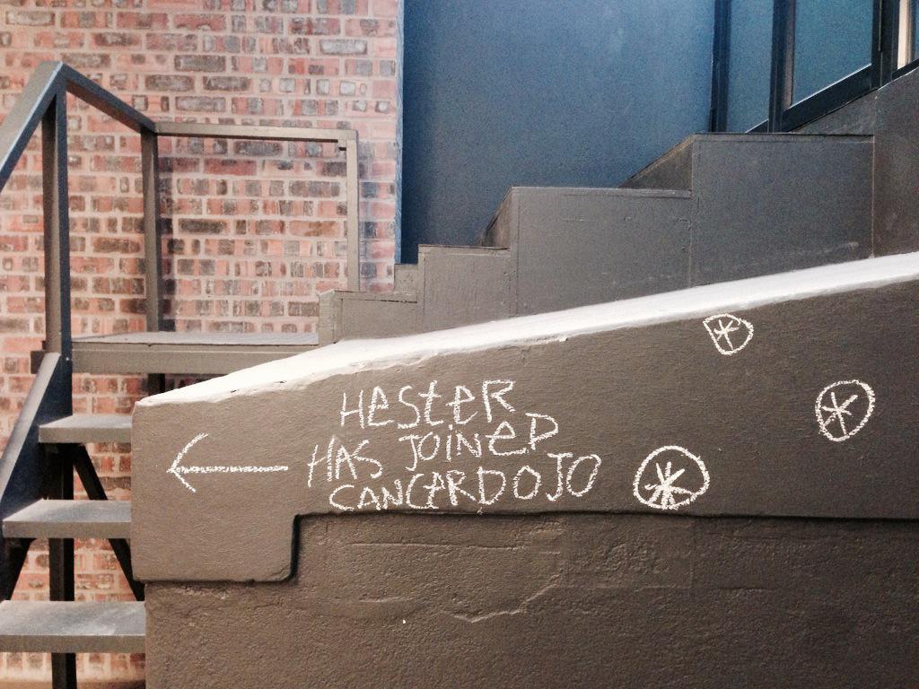 Exciting times with <a href="/connbertish/">conn bertish</a> <a href="/cancerdojo/">Cancer Dojo</a> Finishing our project plan and TOO happy to join the Dojo's offices yay!