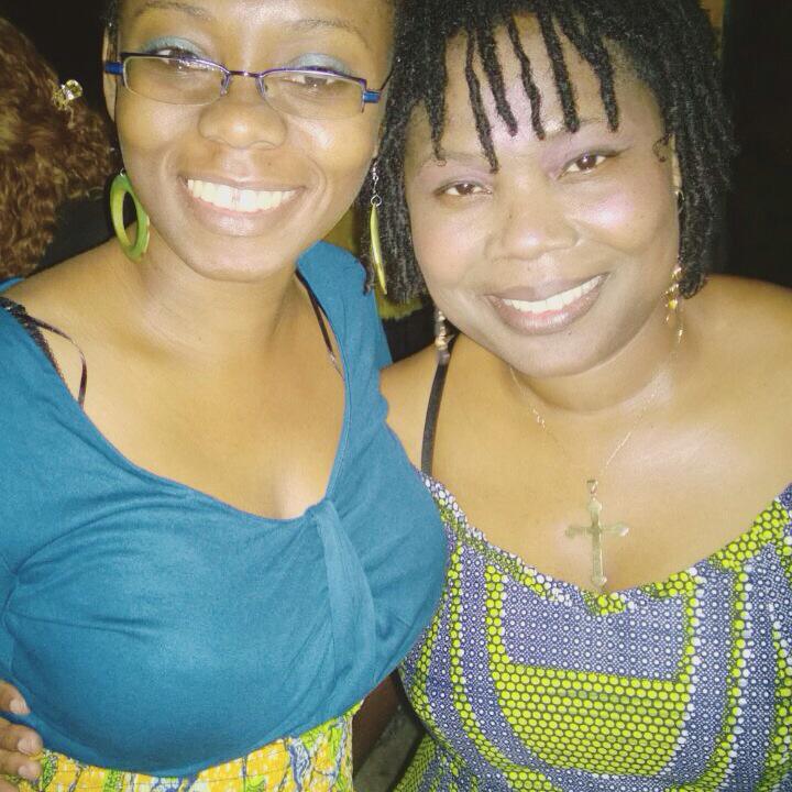 Musician Manou Gallo and I #getinspired #musician #womenontop #ivorian #Africamusic