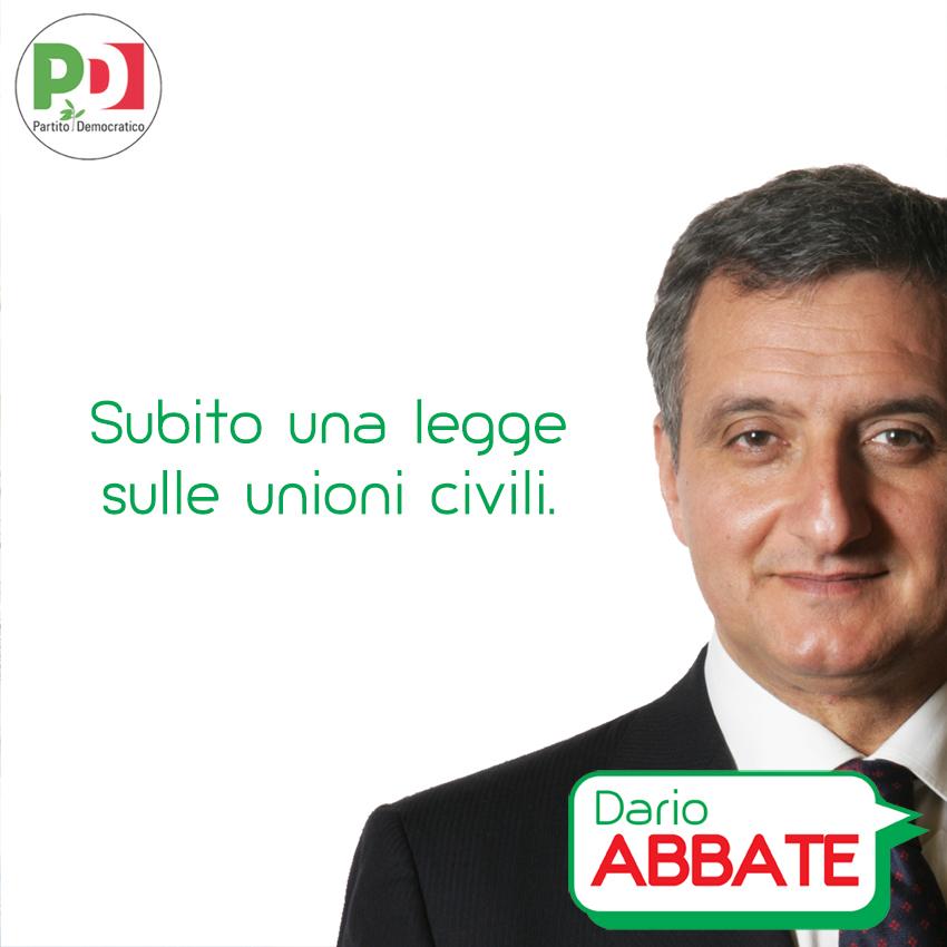 siamo l'unico Paese senza una legge sulle unioni civili. Non è più tollerabile