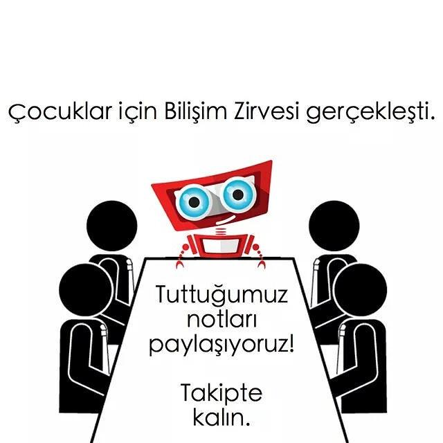 #ÇocuklariçinBilişimZirvesi gerçekleşti.  Mihenk taşları için takipte kalmanızı dileriz.