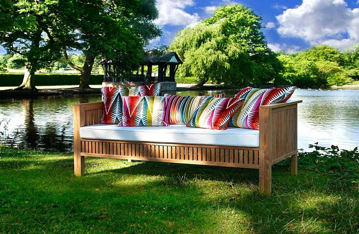 #ReclaimedTeak, durable, eco, sunshine, garden, lazing .... Mino Lounger  bit.ly/1N0d7Jb #teakgardenfurniture